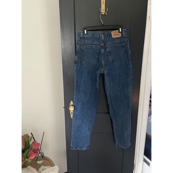 Levi's 550 Jeans Size 10 M Relaxed Tapered Blue Denim - Picture 4 of 7